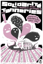 Affiche couleur de soutien aux Tanneries - 2007